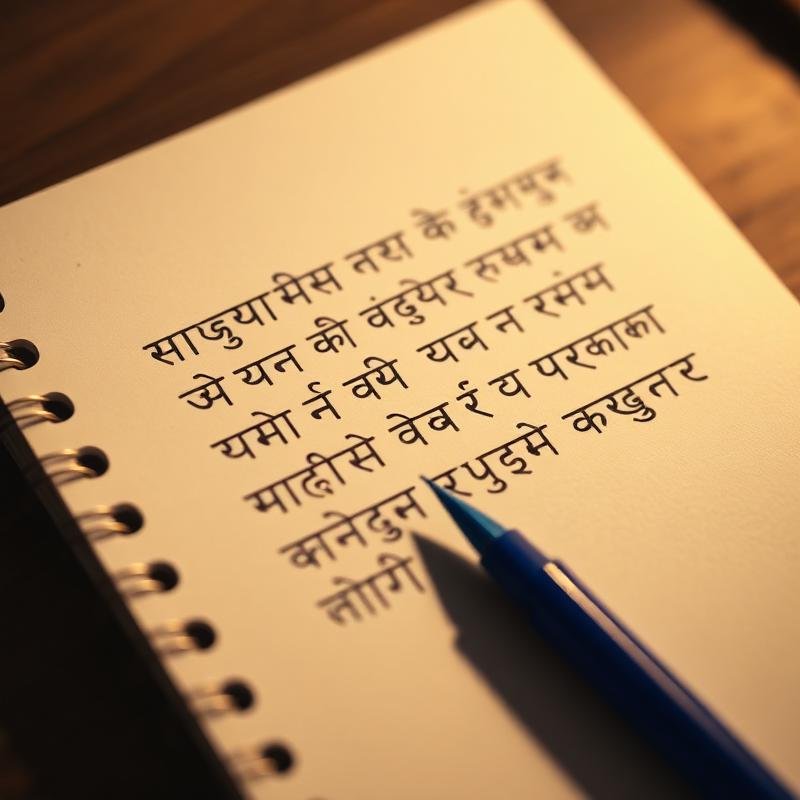 Close-up handwriting